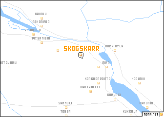 map of Skogskärr