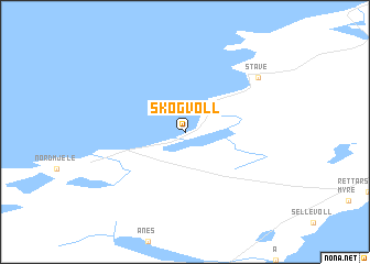 map of Skogvoll