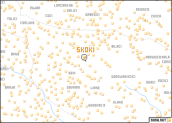 map of Skoki