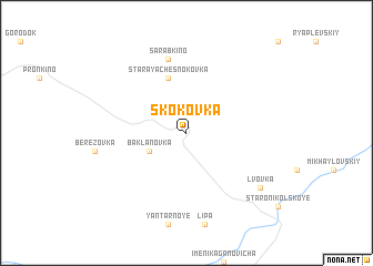 map of Skokovka