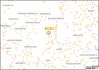 map of Skok