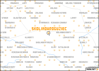 map of Skolimów Roguziec