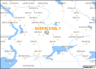 map of Skomack Mały