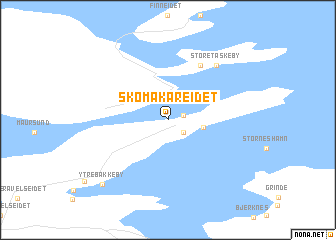 map of Skomakareidet