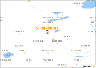 map of Skomarböle