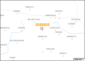 map of Skomovo