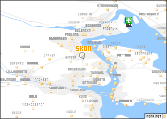 map of Skön