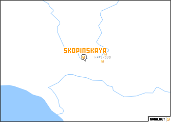 map of Skopinskaya