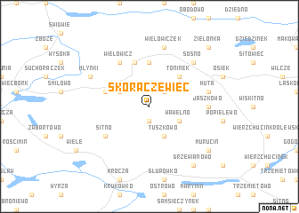 map of Skoraczewiec