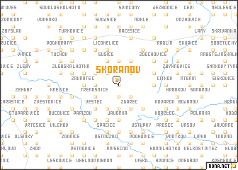 map of Skoranov