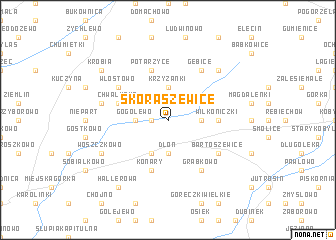 map of Skoraszewice