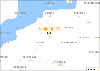 map of Skorenets