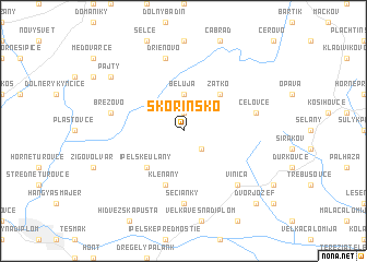 map of Skorinsko