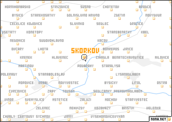 map of Skorkov