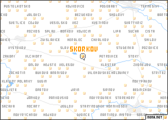 map of Skorkov