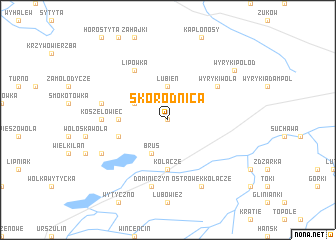 map of Skorodnica