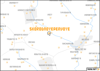 map of Skorodnoye Pervoye