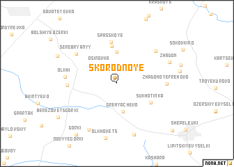 map of Skorodnoye