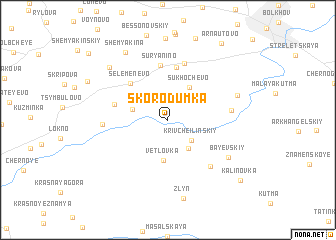 map of Skorodumka