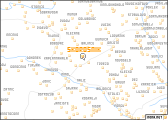 map of Skorošnik