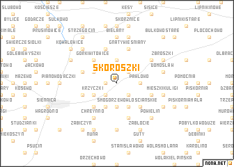 map of Skoroszki