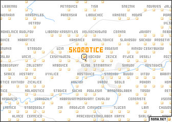 map of Skorotice