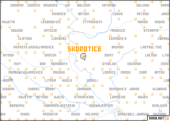 map of Skorotice