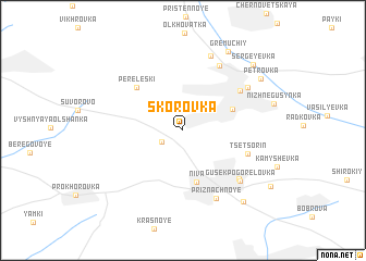 map of Skorovka