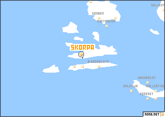 map of Skorpa