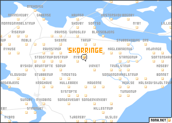 map of Skørringe