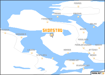 map of Skorstad