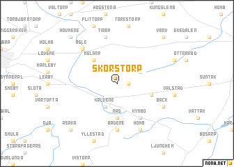 map of Skörstorp