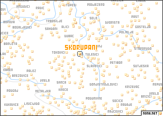 map of Skorupani