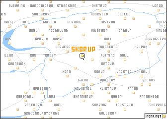 map of Skorup