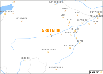 map of Skoteiná