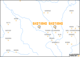 map of Skotiaho