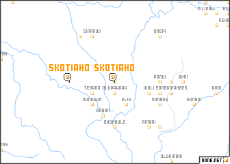 map of Skotiaho