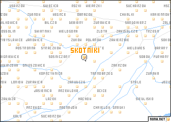 map of Skotniki