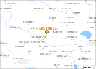 map of Skotnoye