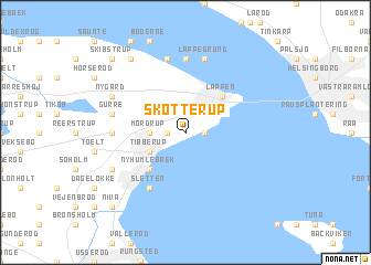 map of Skotterup