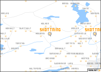 map of Sköttning