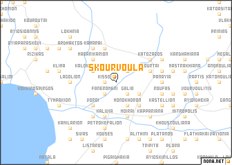 map of Skoúrvoula