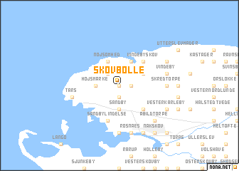 map of Skovbølle
