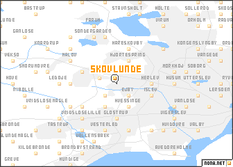 map of Skovlunde