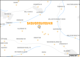 map of Skovorodinovka