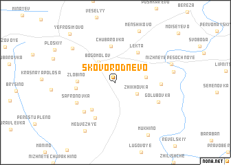 map of Skovorodnevo