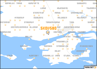 map of Skovsbo