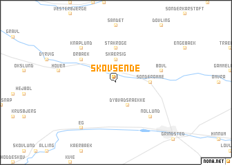 map of Skovsende