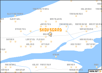 map of Skovsgård