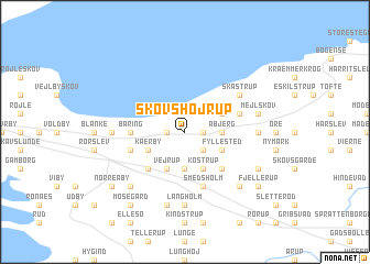 map of Skovs-Højrup